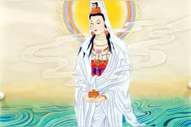 工笔三十三观世音菩萨图片