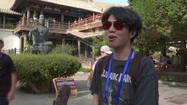 香港青年学生甘肃“丝绸之路”游学团探访敦煌