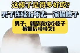 笑不活了！黑龙江一大爷连续五年可着一家偷榛子，被抓后哇哇大哭图片
