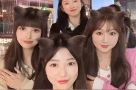 吴艳妮一身大牌在太古里被拍后，又晒与美女共舞视频，遭网友恶评“田径邢道荣”，本人回应：做人开心最重要图片