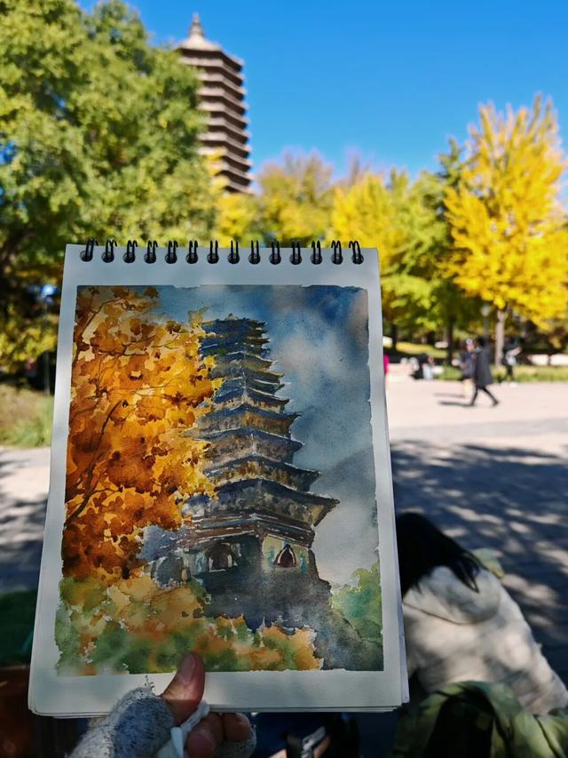 写生日记——251101 北京·玲珑公园