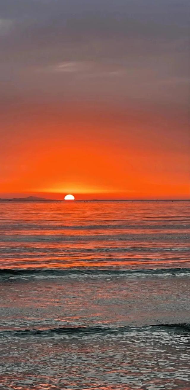 #治愈系 #日出美景 #海边日出
