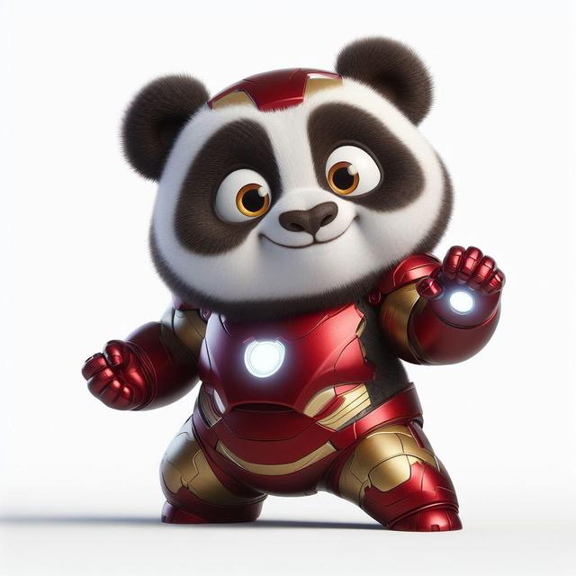 熊猫超级英雄系列头像