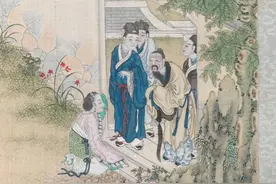 民间故事：王大牛心善背老阿婆过河因此善举得到福报还喜结良缘图片