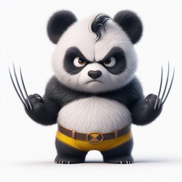 熊猫超级英雄系列头像