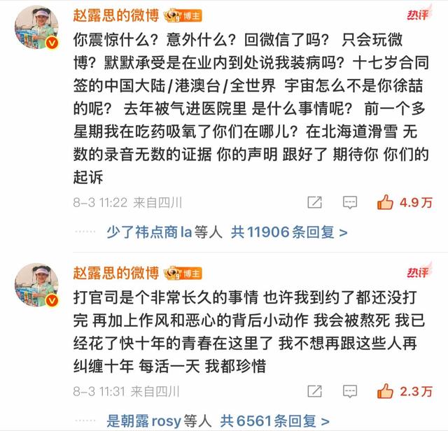 赵露思还能翻身吗