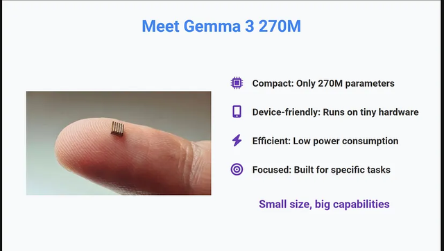 Gemma3-270M：最小的通用LLM