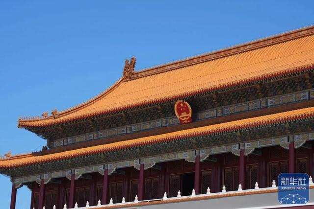 天安门城楼维护检修后重新亮相