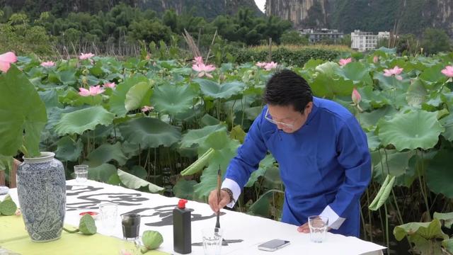 古村落研究绘画代表人物李堯治来阳朔调研文旅发展