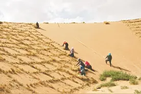 中国沙漠里铺光伏板发的电，一年顶二十个三峡大坝还治沙又赚钱图片