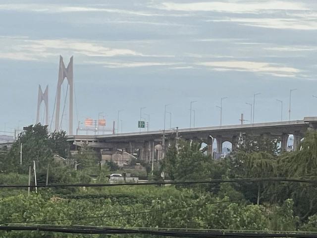 夜骑六合东南滁河河堤玉带到六合铁路桥段