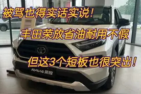 被骂也要讲出真话！RAV4荣放开着耐用省油，但这3个短板也很突出图片