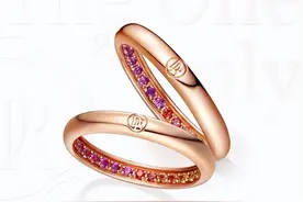 用DR彩虹戒，宣告灿烂一生的真爱图片