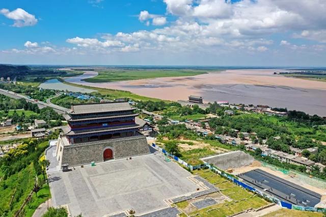 潼关，黄河在这里拐了个弯