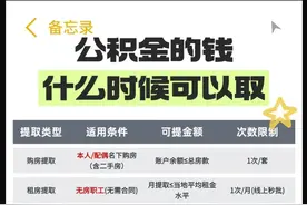公积金钱别白躺！9种情况直接提，每月多领1500+，手机5分钟到账图片