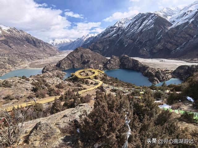 喀什经317到成都，边坝-洛隆，看祥格拉冰川，登顶观三色湖