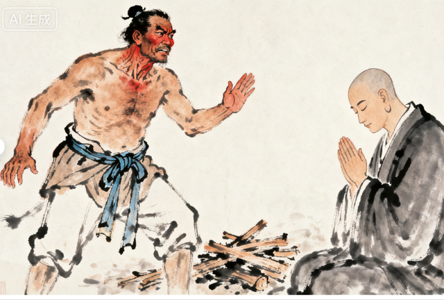男子留尼姑过夜，尼姑却与他同睡，尼姑：我这是在救你！