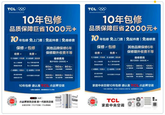 空调“价值战”，TCL小蓝翼空调“十年包修”的底气是什么?