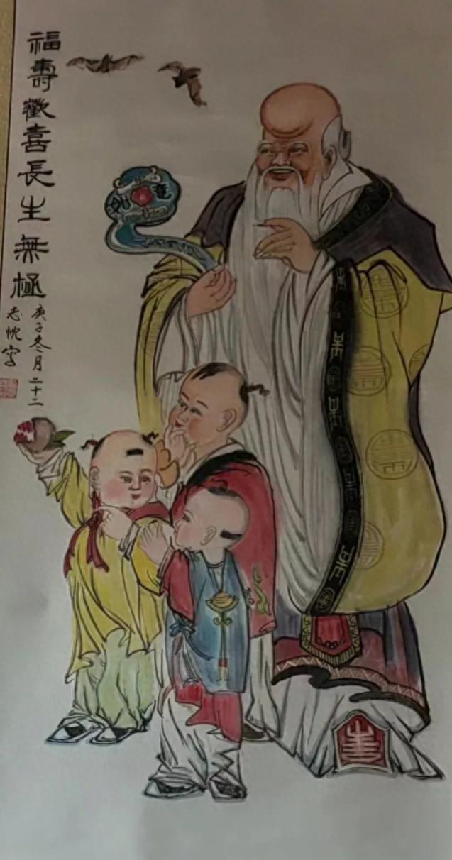 九九重阳佳节到 书画赠送老年人