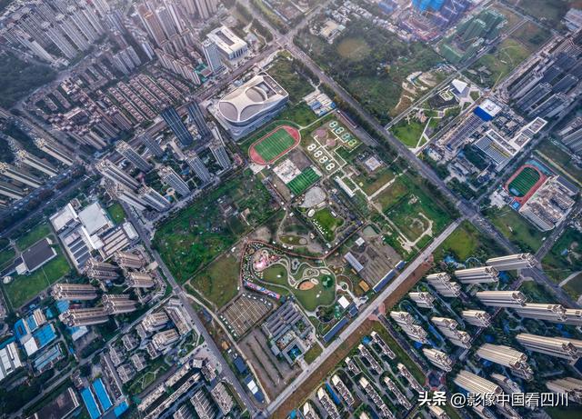 成都温江：城市风光