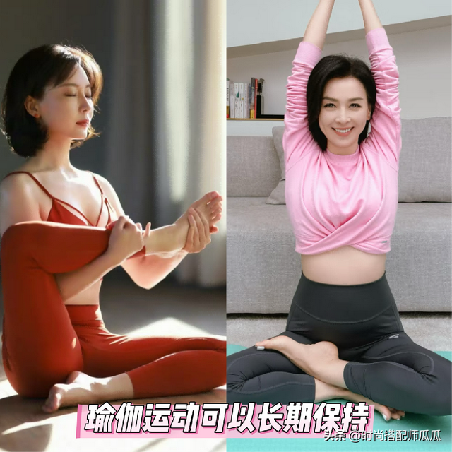 “运动”和“不运动”的中年女人，看这3组对比就知道：差别真大