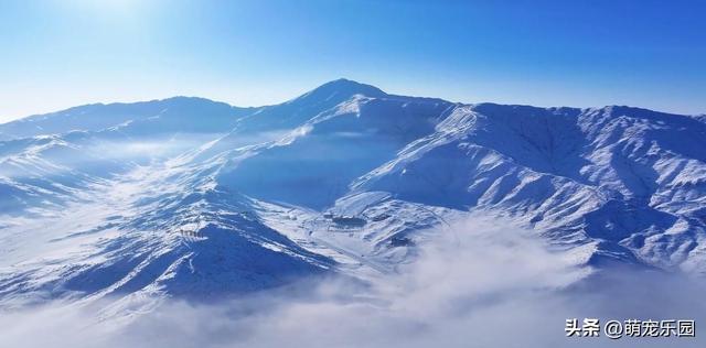 新疆雪山之巅俯瞰	，云海翻滚如仙境，当地人说出惊人秘密