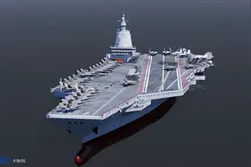 10万吨级的回应！电磁弹射+核动力：中国004型全面对标美国福特级图片