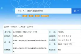 济南等2市最新人事任免图片