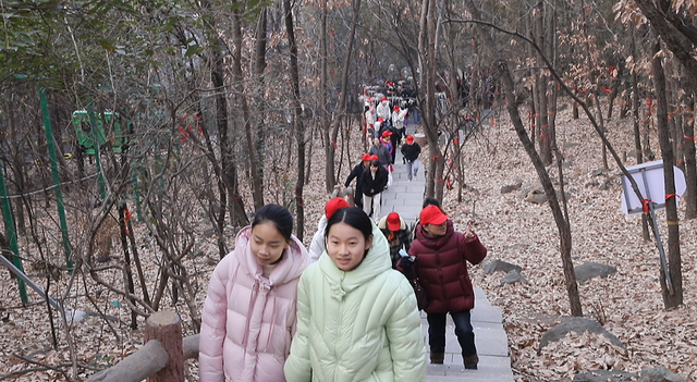 2026年南阳市新年登高活动在独山森林公园举行