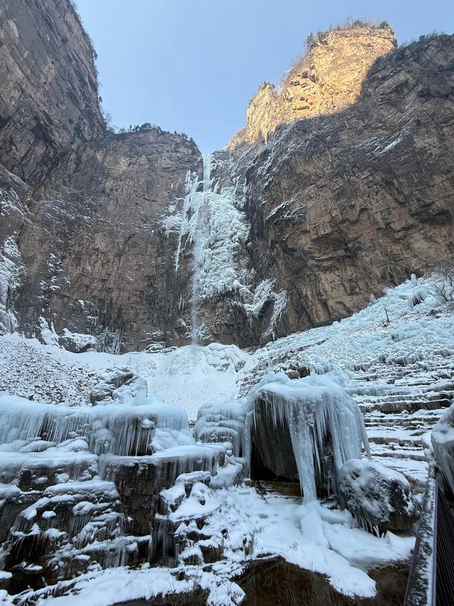 南太行云台山冰挂