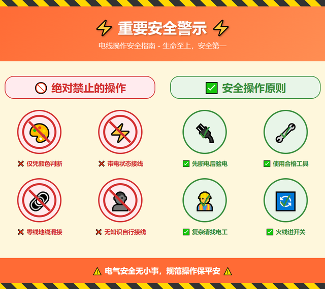 火线地线零线分别是什么颜色？电线颜色指南