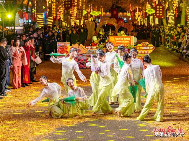 【“银”客天下 “杏”福秦州】夜色流光映秦州 “黄金大道”烟火暖