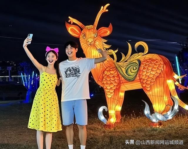 运城盐湖：不止有色彩，亮化打卡超绝！飞天奇景燃爆夜空！