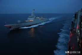 自由航行，055型战巡阿拉斯加，第三次进入美国专属经济区图片