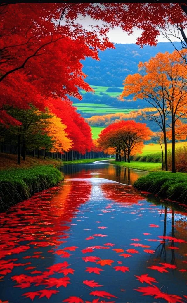 这枫路美炸！秋意全裹在红里了