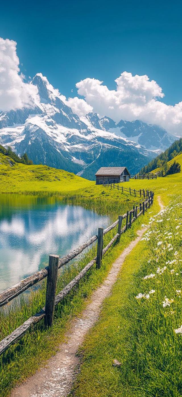 手机壁纸|清新自然，绿色风光美景