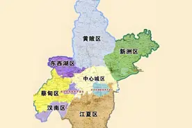 武汉市蔡甸，如果不划出那么多地方，会是武汉市最大的新城区吗图片