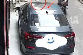 网友被邻居无故砸车还监控自己家，当事人回应，视频疑被剪辑过了图片