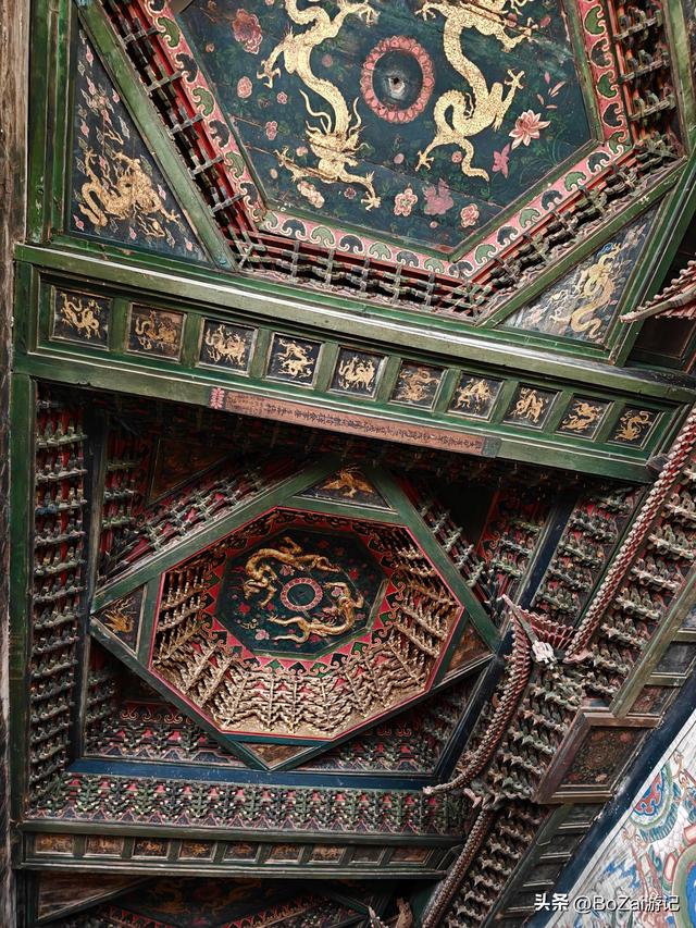 应县藏着国保级冷门，金代天宫藻井，梁思成盛赞绝无仅有