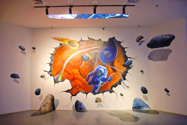 酒泉航天科技体验馆，逐梦航天，穿越星系，是亲子研学游的好去处