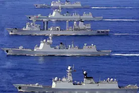 大陆加速改变台海局势！台海内海化，台湾东部解放军战舰群集图片