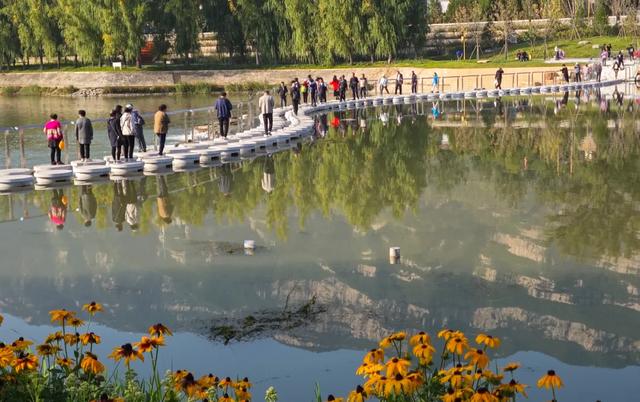 初冬遛娃好去处,太原新晋网红景区“老龙头”你来过吗?
