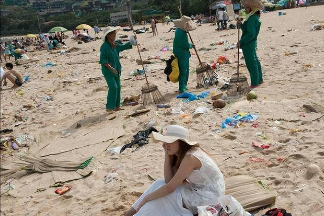 中国游客减少后，依旧垃圾遍地的韩国景区发话：是日本人扔的！