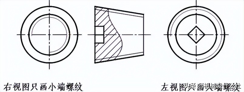 机械制图-螺纹规定画法插图15 机械制图-螺纹规定画法