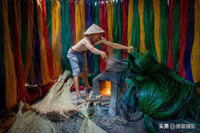 行摄越南，从南到北（5）——莎草凉席制作&乌龙泻湖撒网