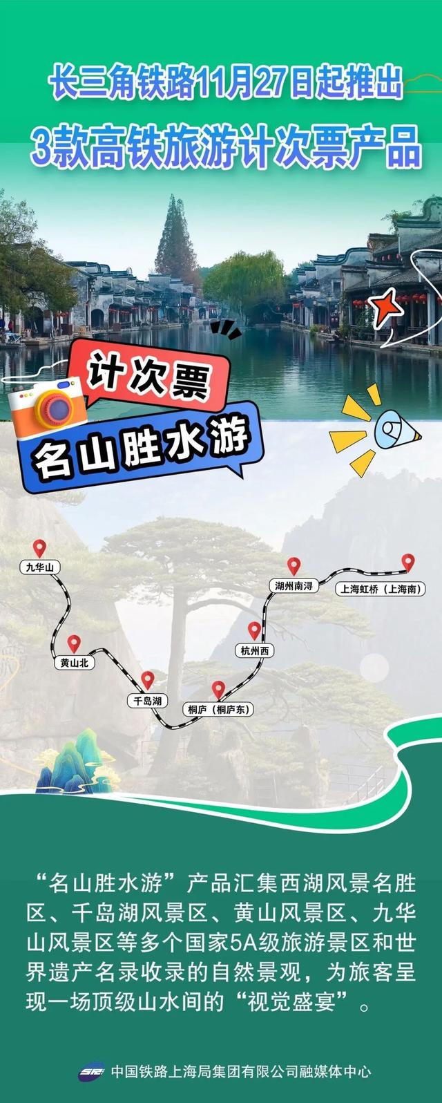 “特种兵”旅行已过时！长三角铁路15日有效期旅游计次票上线，这样买更省钱