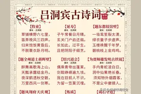 “八仙之一”吕洞宾50首古诗词：一剑当空又飞去，洞庭惊起老龙眠图片