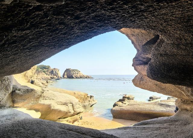 福建霞浦南线——海尾角、大小京沙滩、下尾屿海蚀洞、闾峡灯塔