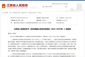 赣州市各地国土空间总体规划出炉图片