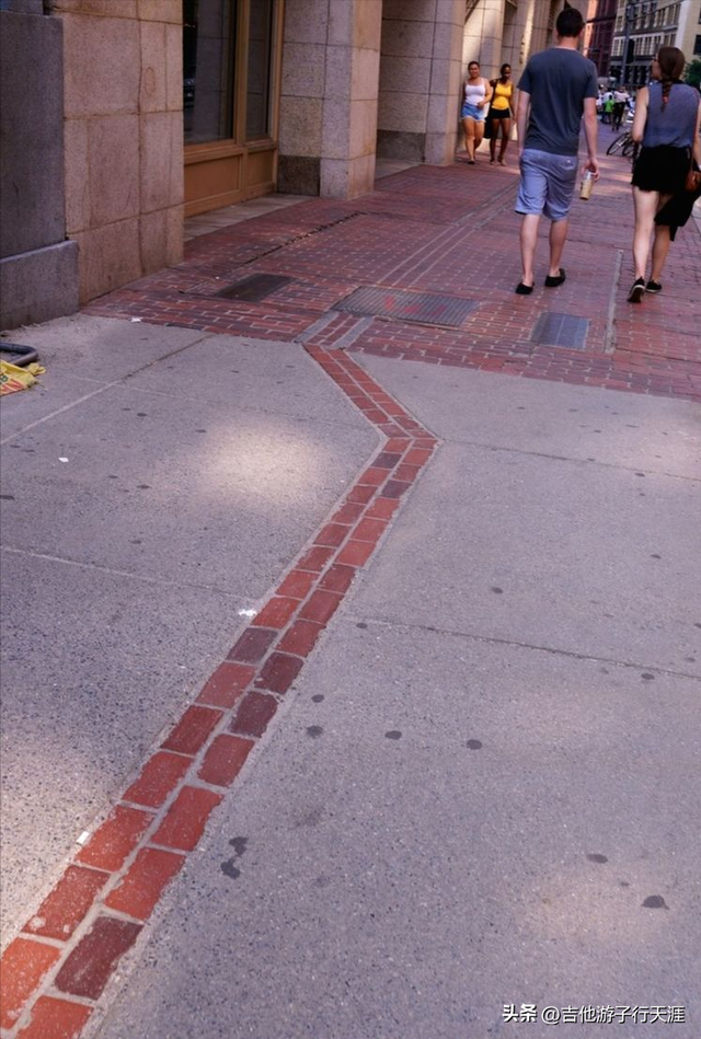 美国波士顿红线自由之路1-波士顿公园和爱尔兰大饥荒纪念雕塑